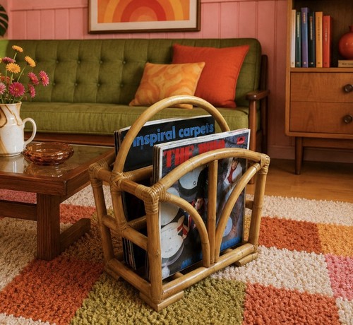 Vintage cane bamboo - vintage, magazine