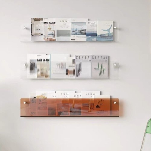 Acrylic magazine rack - acrylic,