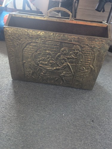 Vintage brass and wood - vintage,