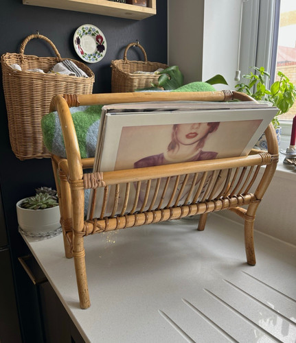Vintage 1970s rattan bamboo - vintage,