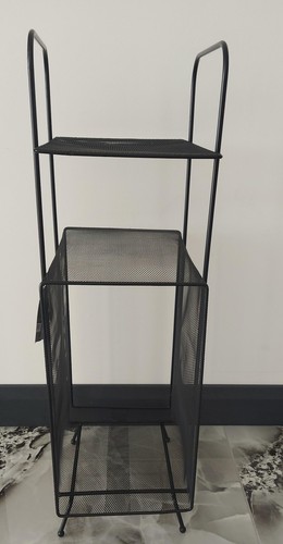 Black metal magazine - black, holder
