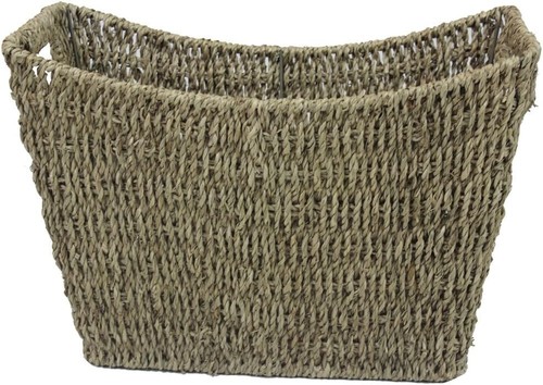 Seagrass magazine rack holder - rack,