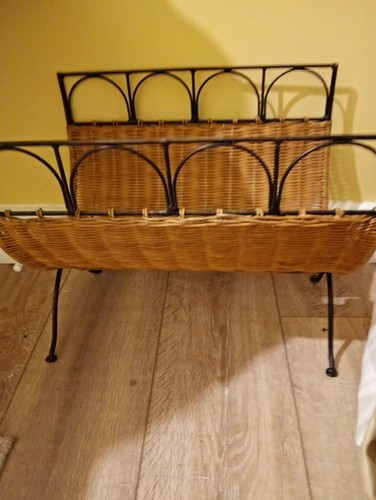 Vintage wicker foldable - vintage,