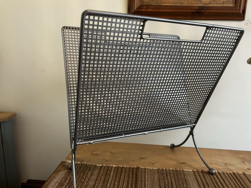 Vintage silver metal mesh - vintage,