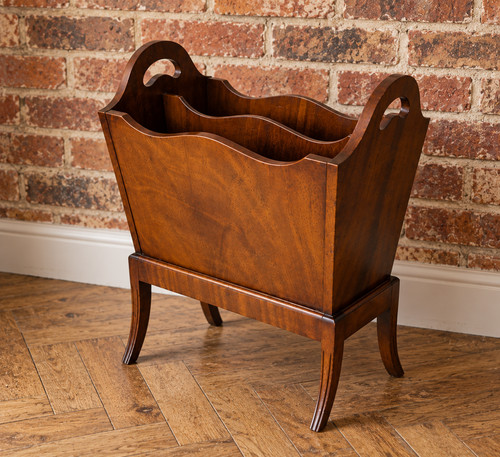 Vintage wood magazine rack 60s - vintage,