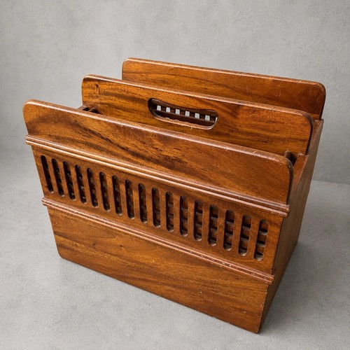 Mid century walnut slatted - century,