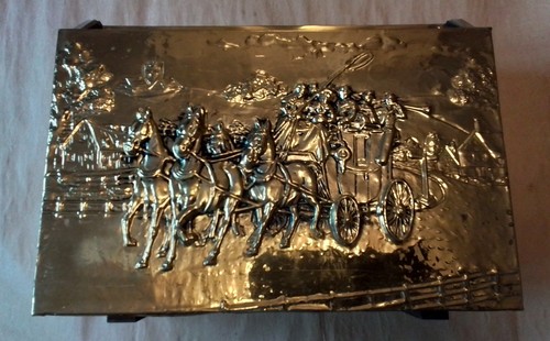 Vintage embossed coach and - vintage,