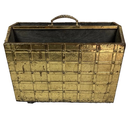 Vintage brass clad wood - clad,