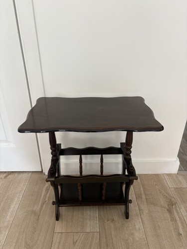 Vintage wooden magazine rack - wooden,
