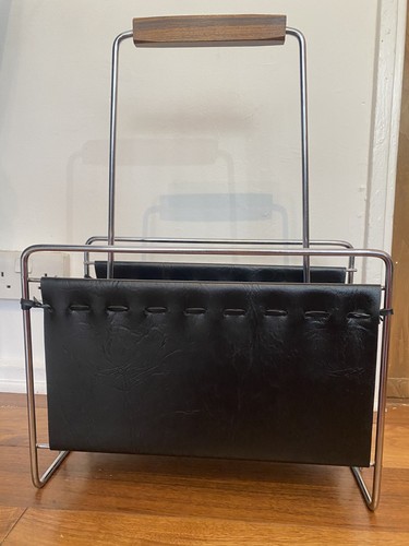 60s 70s newspaper holder