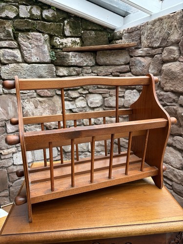 Vintage wooden canterbury - vintage,