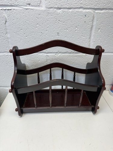 Vintage dark wood mahogany - dark,