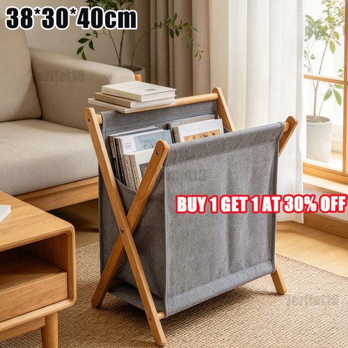 Wooden magazine rack book - magazine,