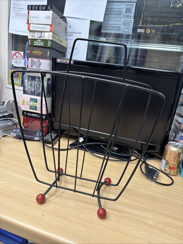 Vintage magazine rack - rack, atomic