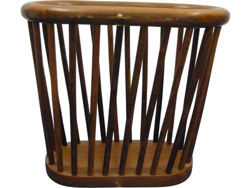 Vintage wooden magazine rack - vintage,