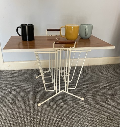 Vintage magazine rack with - rack,