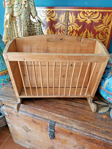 Huge vintage wooden - wooden, magazine