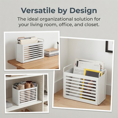 Magazine rack file holder - magazine, &