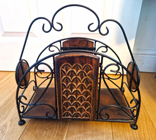 Black brown metal - black/brown, freestanding