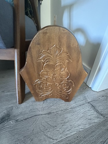 Vintage ornate carved solid - vintage,