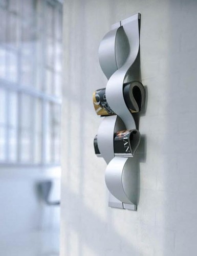 Wall mounted swedish magazine - wall,