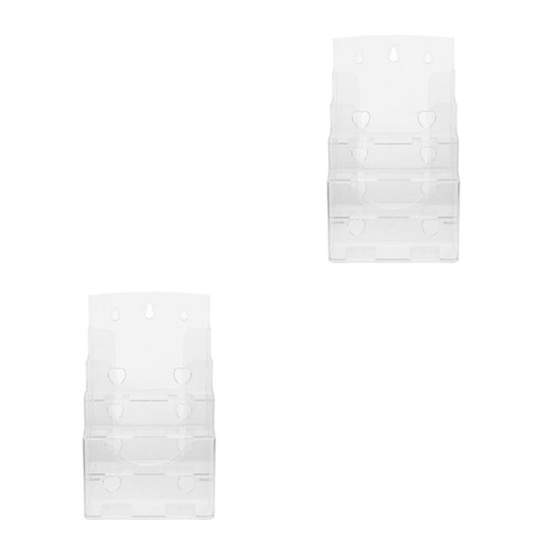 Clear reusable magazine holder - clear,