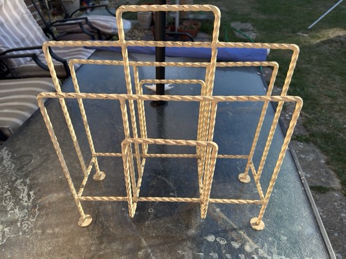Vintage magazine rack - magazine,