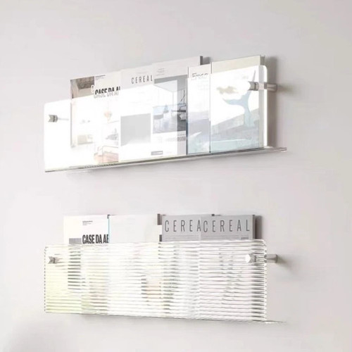 Acrylic magazine rack brochure - acrylic,
