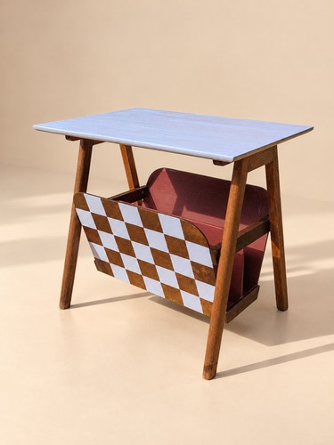Mid century side table - side,