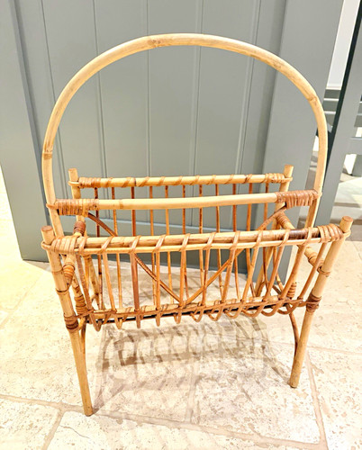 Vintage bamboo rattan - &,