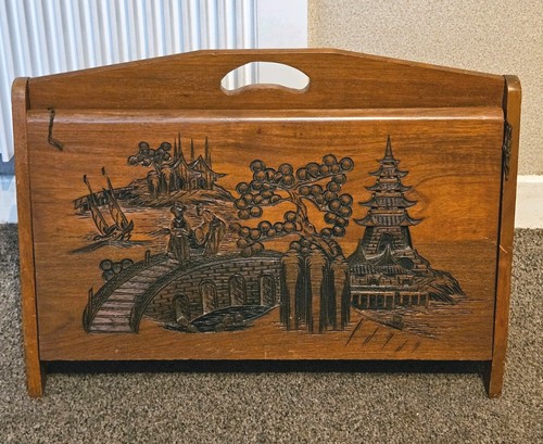 Vintage oriental camphor wood - vintage,