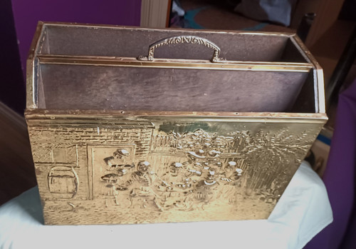Vintage brass wood - vintage,