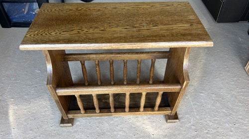 Oak magazine table very good - oak,
