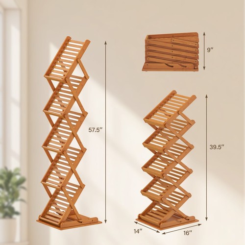 Foldable bamboo magazine - foldable,