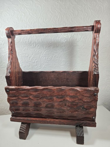 Vintage magazine rack - vintage,