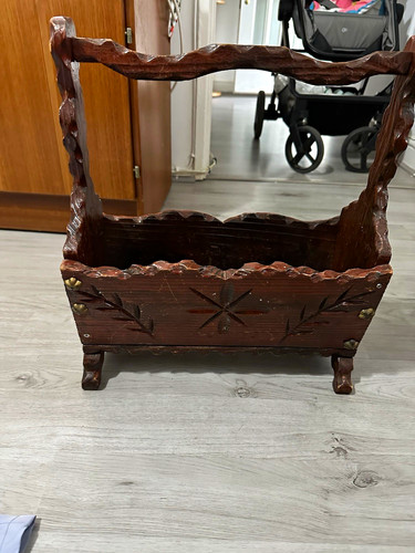 Carved wooden freestanding - carved,