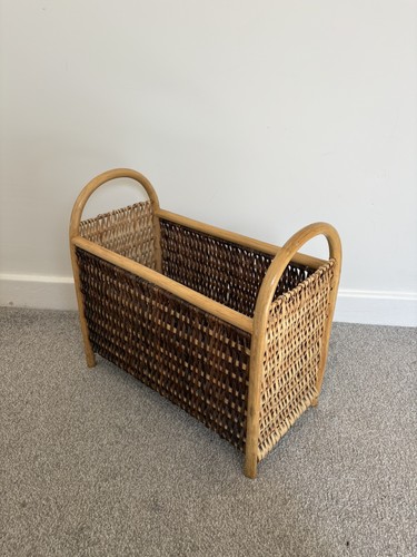 Vintage rattan wicker - rattan, magazine