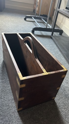 Vintage wooden magazine - magazine, rack