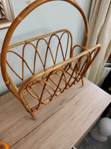 Bamboo freestanding magazine - freestanding,