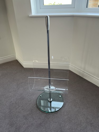 Clear acrylic and chrome - acrylic,