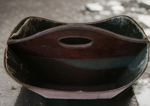 Vintage large chocolate brown - chocolate,