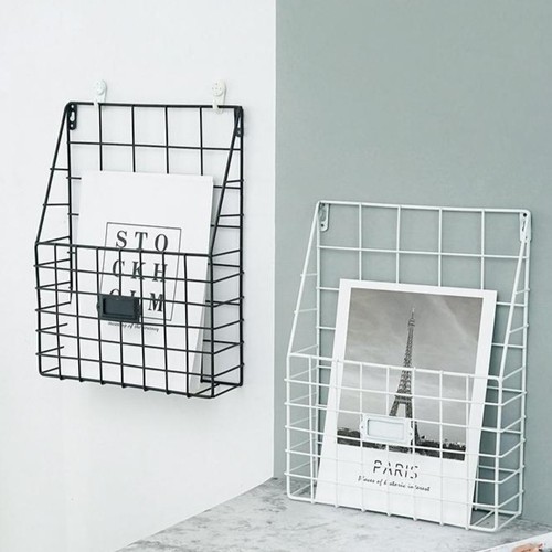 Metal wall mounted magazine - wall,