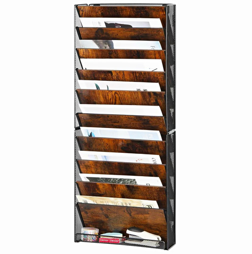 Wall mounted wood metal - mounted,