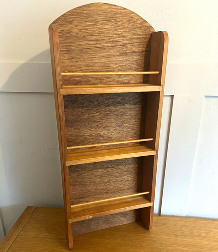 Wood wall mounted magazine - wall, magazine/