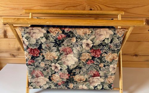 Vintage wood floral - vintage, fabric