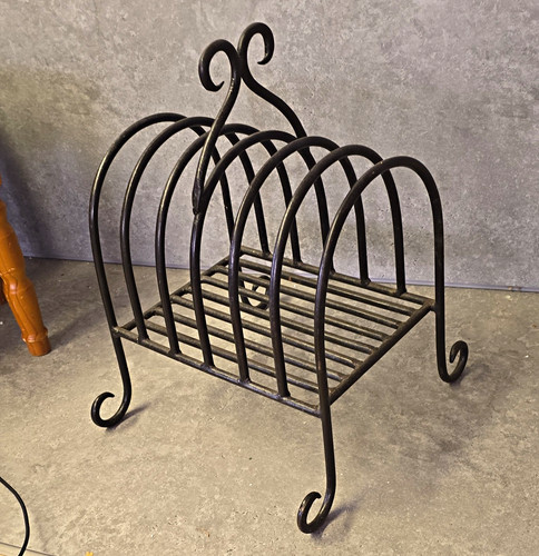 Vintage black wrought iron - vintage,