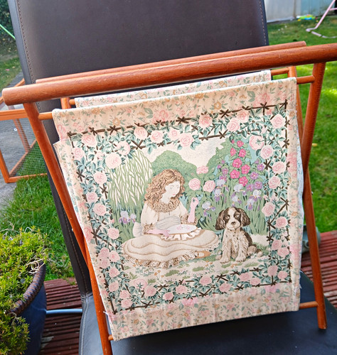 Wood fabric freestanding - wood, &